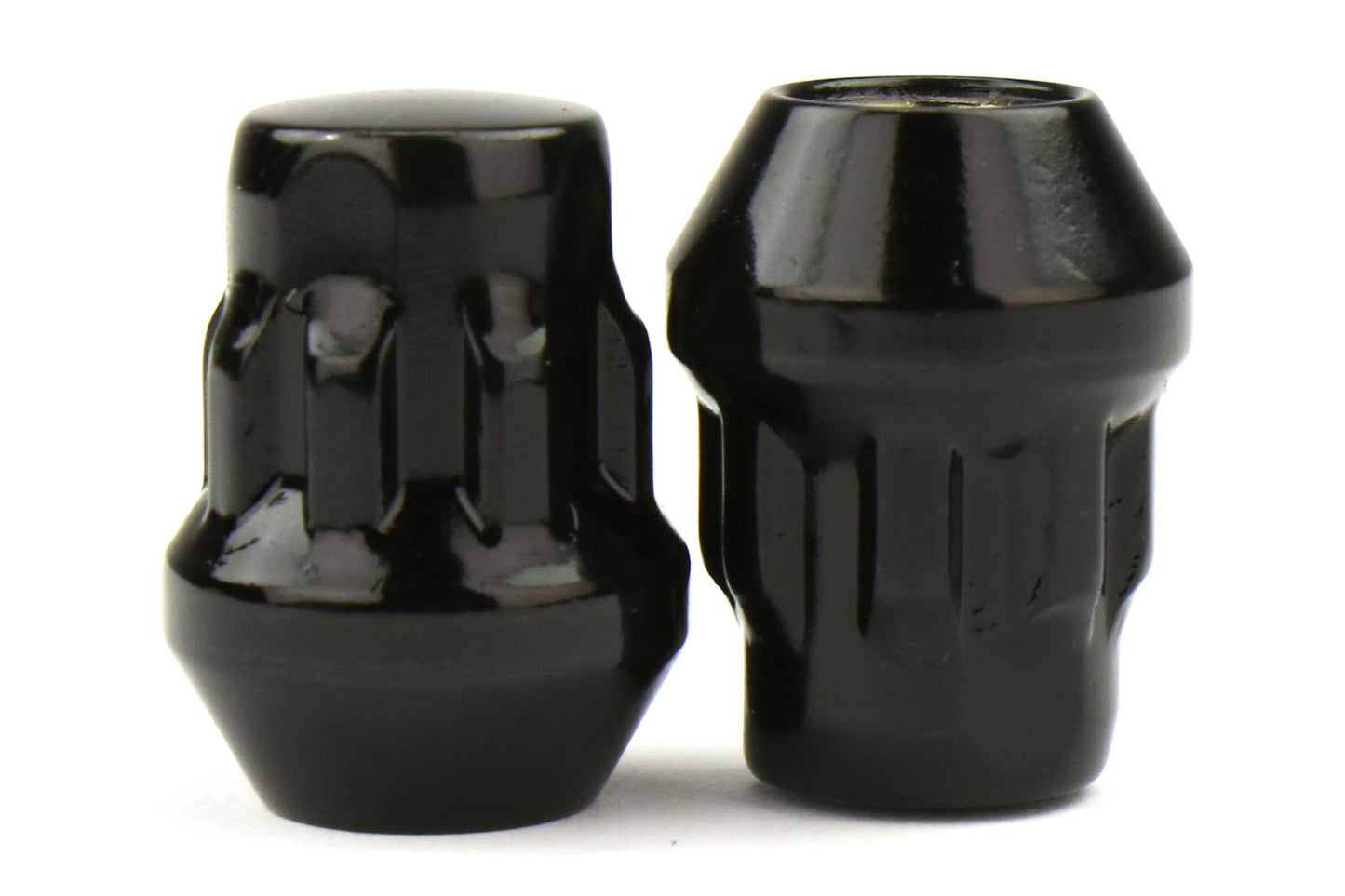KICW603B19 PROJECT KICS BULL LOCK LUG NUT-Closed End Black,