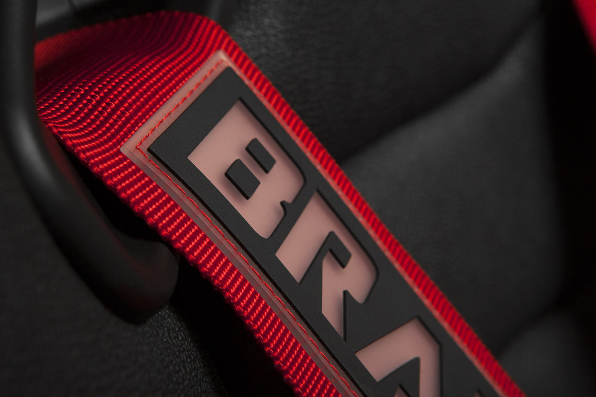 Braum 6 Point 3inch FIA Certified Racing Harness - Red Each - Universal