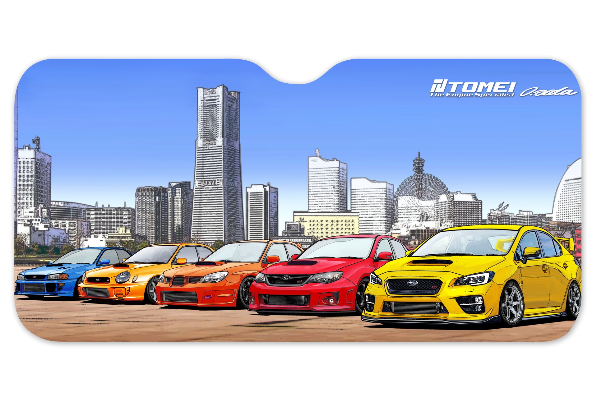 TOMTG701A-SB00B Tomei Sun Shade 59*28 WRX/STI Minatomirai Yokohama,