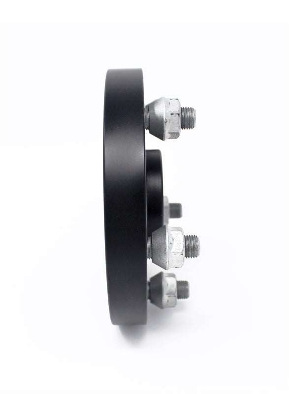 TQSTS-WS-536 Torque Solution Forged Aluminum Wheel Spacer 5x114.3 20mm Black Pair - 2015-2021 Subaru WRX & STI,