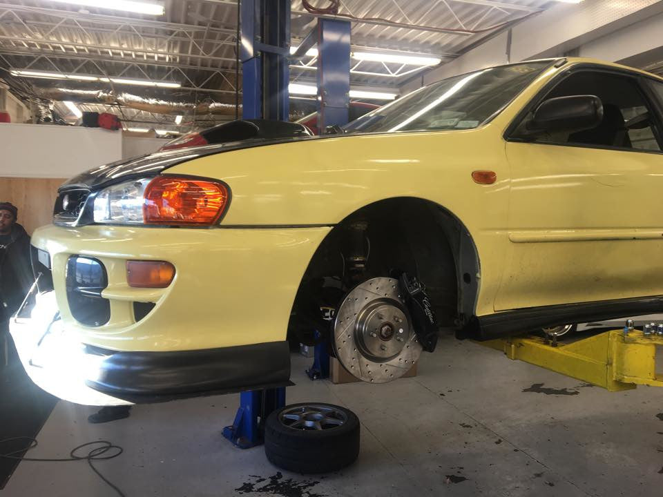 4 Piston ATS Caliper Big Brake Bracket Kit by CTS-V Brake Swap - 2014 Scion FR-S / 2013-2014 Subaru BRZ / 2015 WRX