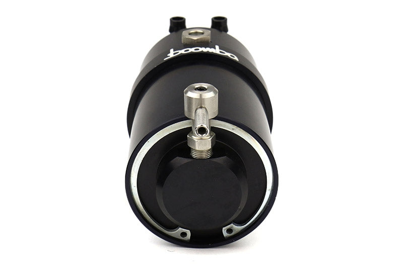BBA031-00-026B Boomba Racing Stage 2 Oil Catch Can Kit (PCV) - 2015+ WRX-Black,