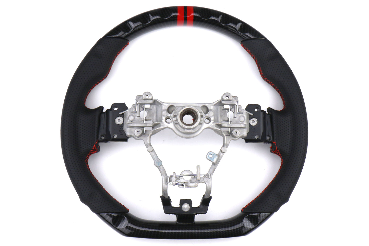 BUDBC08-RSSWVAB-C 15-21 Subaru WRX & STI Buddy Club Sport Steering Wheel Carbon Style,