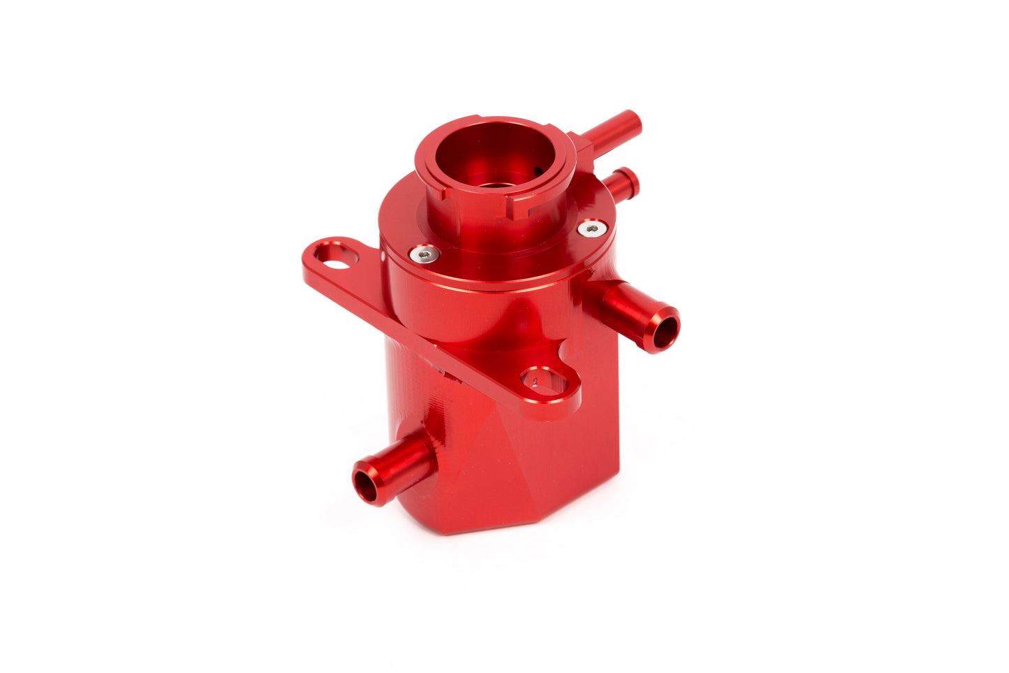 ALUALM-COOL-EXP-RED Aluminati Coolant Expansion Tank Red - 2002-2007 Subaru WRX / 2004+ Subaru STI,