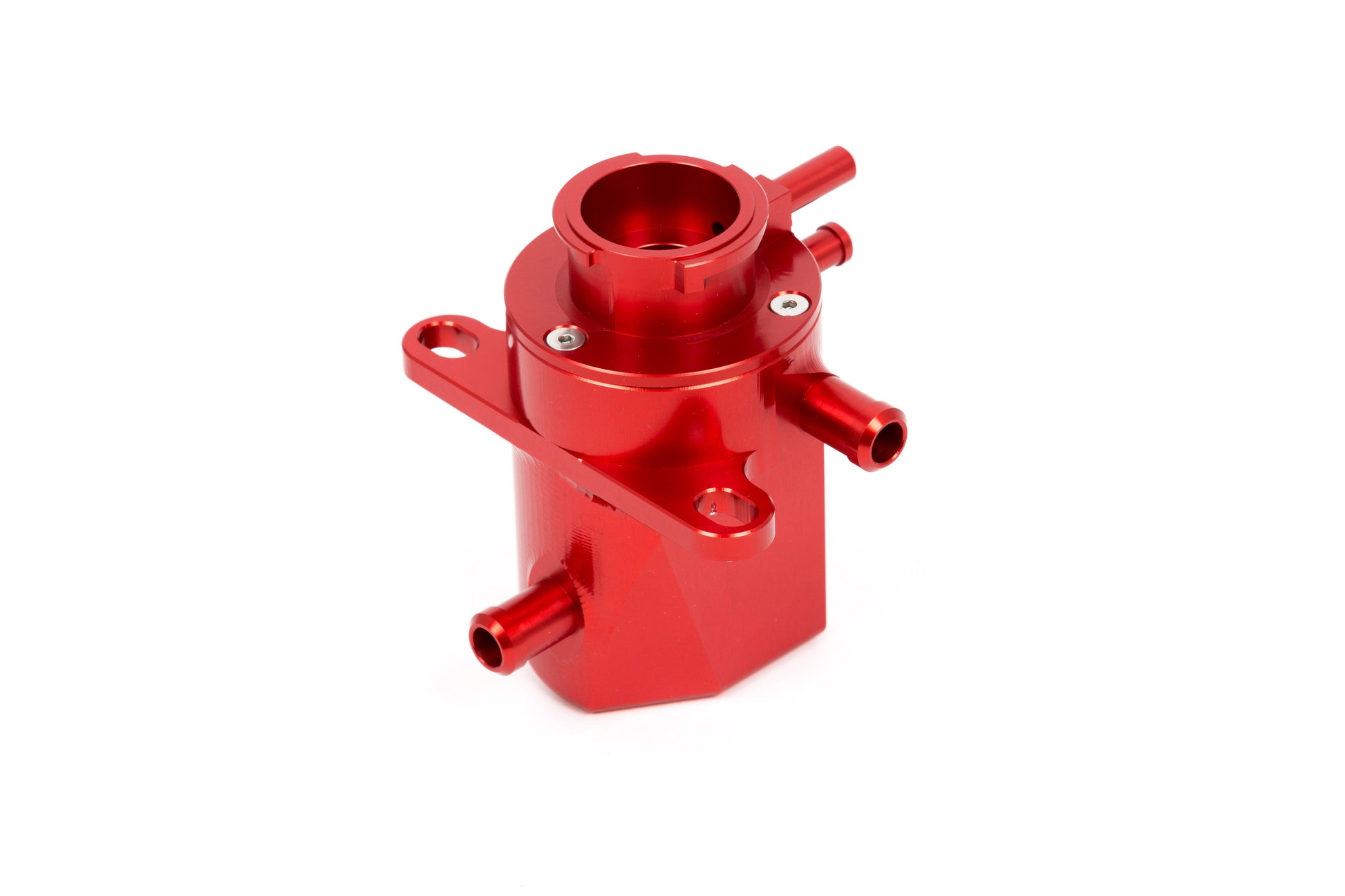 ALUALM-COOL-EXP-RED Aluminati Coolant Expansion Tank Red - 2002-2007 Subaru WRX / 2004+ Subaru STI,
