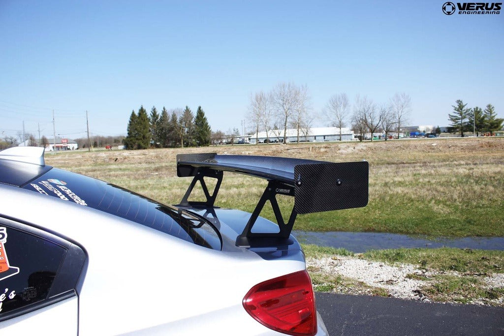 VERA0229A-CRB   -   Verus Engineering UCW Rear Wing Kit w/ Carbon Endplates  - 2011-2014 Subaru WRX/STI Sedan,