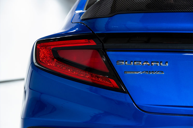 ASAV.47001.1-RD AutoStyled V1 Red Tail Light Overlays - Subaru WRX 2022+,