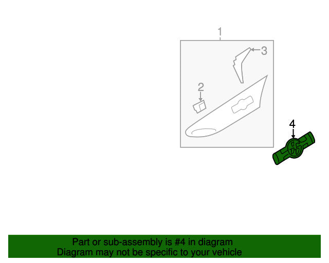 SKU: TOYSU003-07083,,Toyota 86 OEM Fender Emblem (RH),