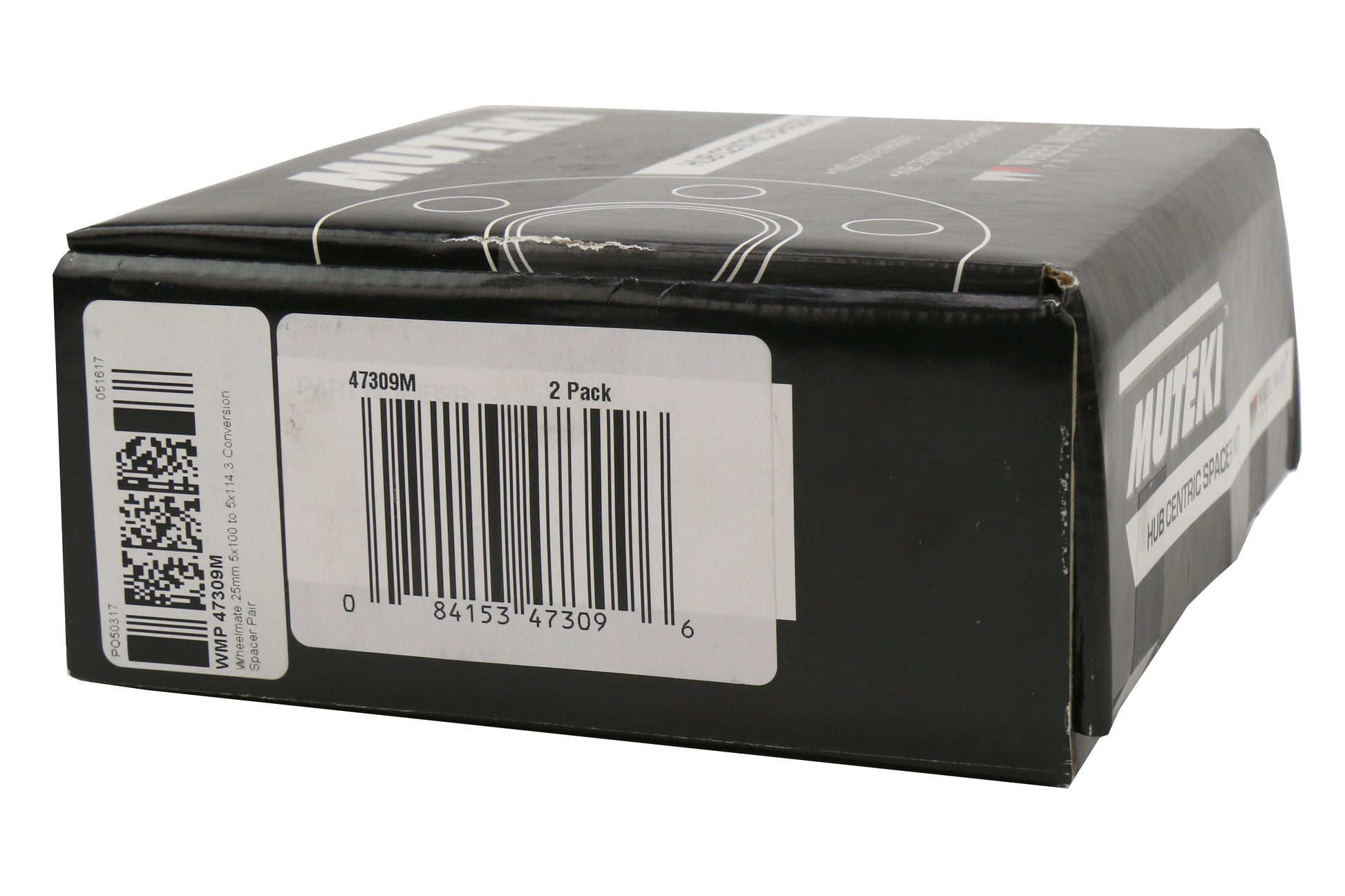 WMP47309M Wheelmate 5x100 to 5x114.3 25mm Wheel Adapters Pair - Universal,