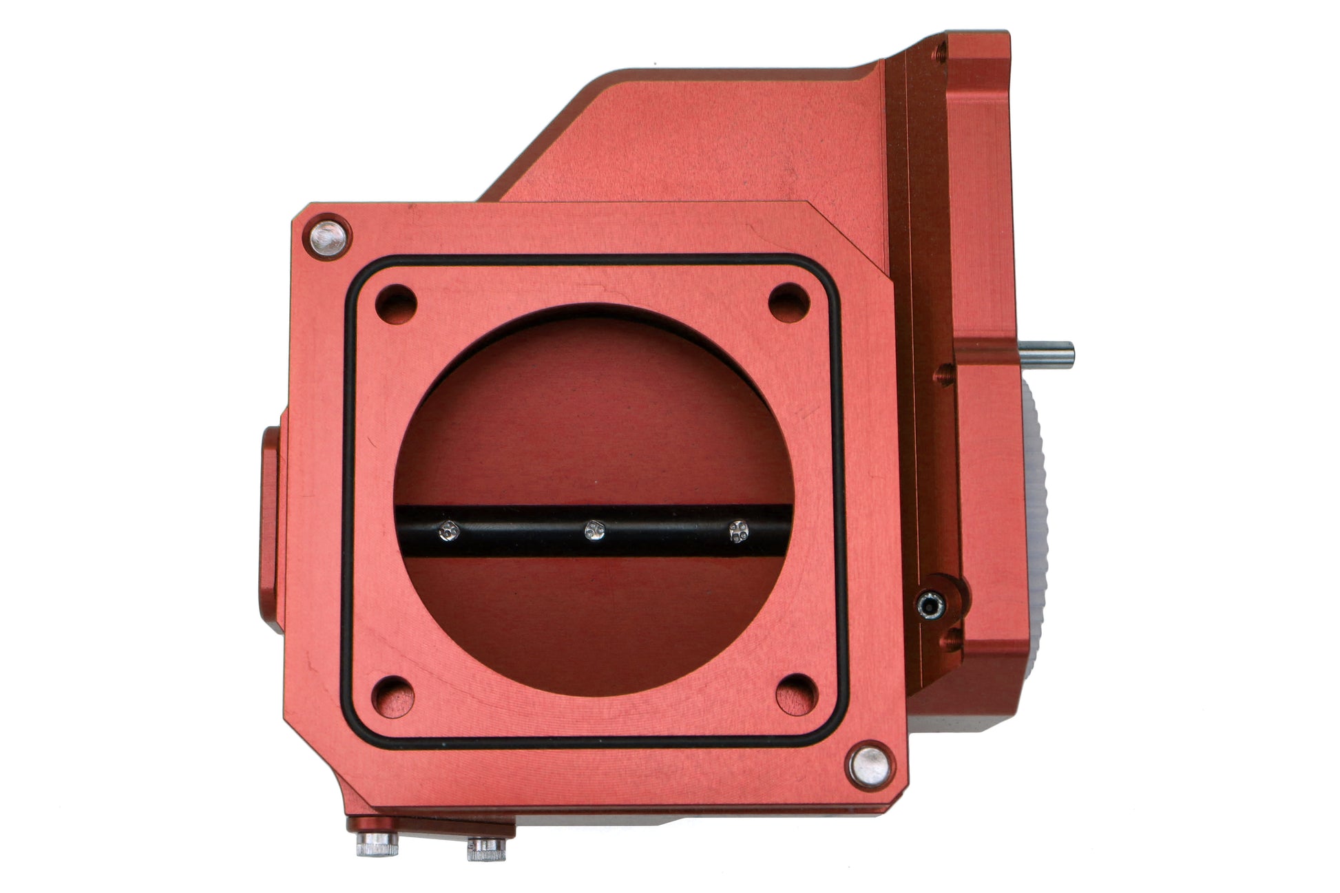 BBA001000150200 Boomba Racing 75mm DBW Throttle Body Red - 2004+ Subaru STI,