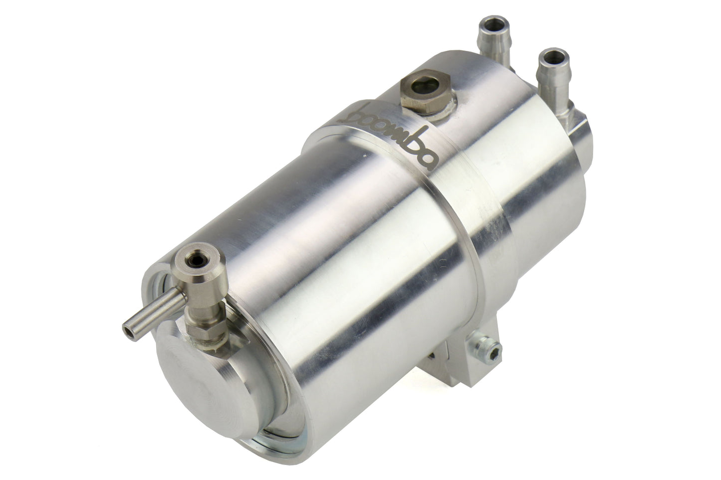 BBA031-00-026N Boomba Racing Stage 2 Oil Catch Can Kit (PCV) - 2015+ WRX-Silver,