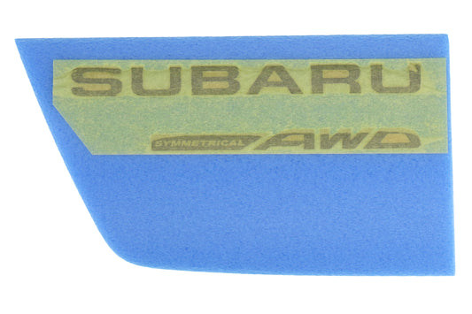SUB93079FJ220 Subaru OEM Black Symmetrical AWD Badge - 2015+ WRX / 2015+ STI / 2014+ Forester / 2013+ Crosstrek,