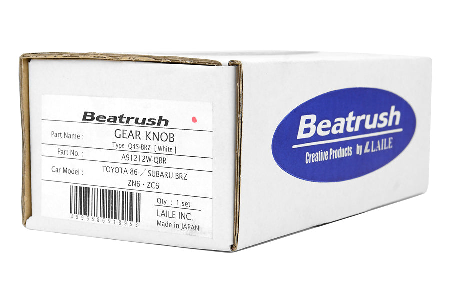 BEAA91212W-QBR Beatrush Q45 Shift Knob (black or white) - 2015+ WRX / 2015+ STI / 2013+ BRZ-White,