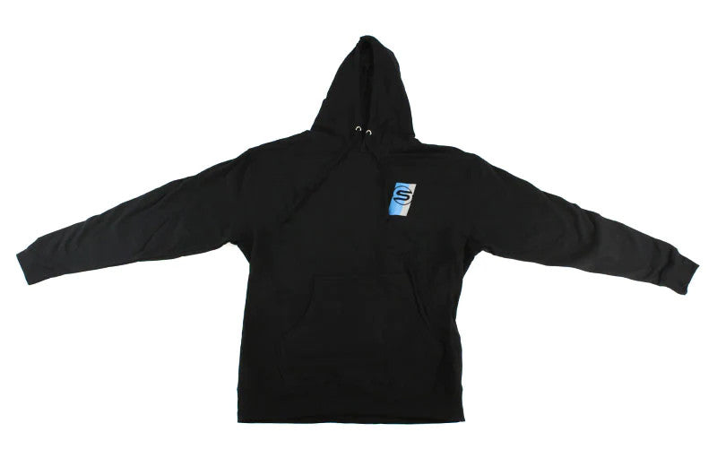 SBSSUBI-HOD-SSREPEAT-BLK-XL Subispeed black hoodie front,