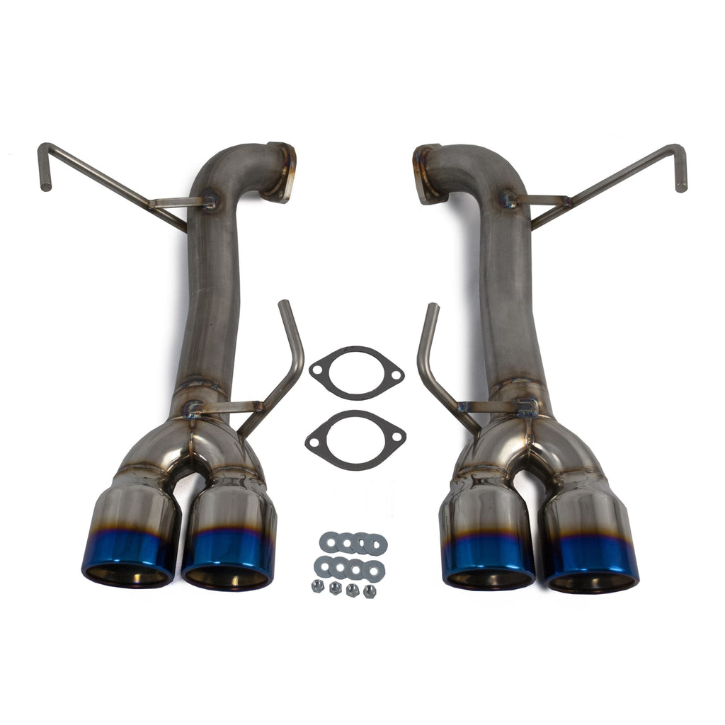 ETS200-60-EXH-102 ETS Axle-Back Exhaust System No Muffler Blue Tips - 2022+ Subaru WRX,