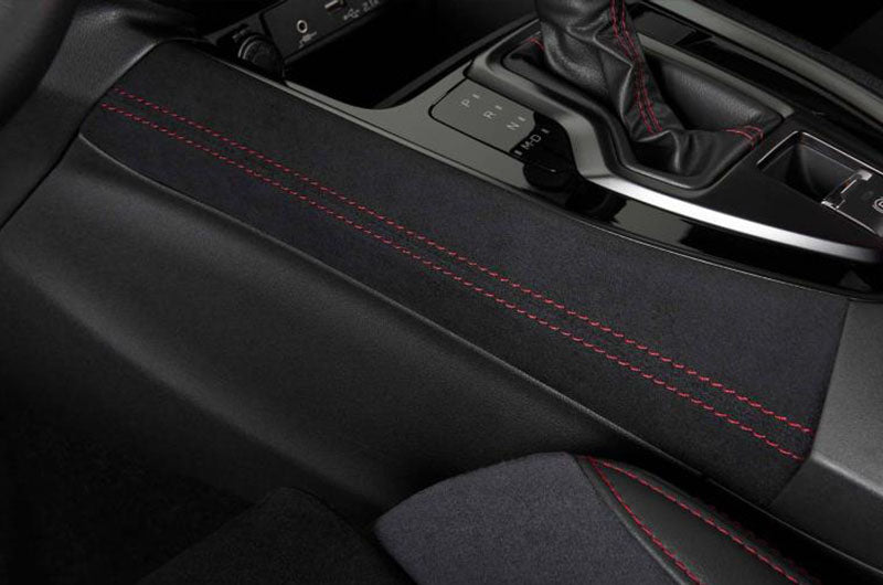 SUBJ1310VC622 Subaru Ultrasuede Center Console Trim Panels CVT - 2022+ Subaru WRX,