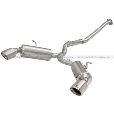 AFE49-36023-P aFe Takeda Dual Muffler Catback Exhaust - 2013+ FT86,