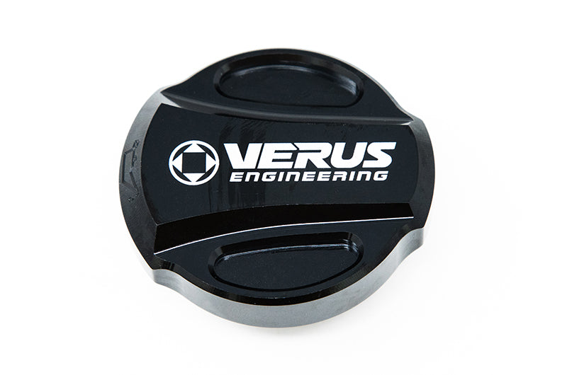 Verus EngineeringRLA Oil Cap, Anodized Black - 2012-2024 Subaru WRX / 2013-2021 STI / 2013-2024 Toyota GR86 / Subaru BRZ / Scion FRS / 2014-2024 Forester / 2020-2024 Crosstrek / 2015-2024 Impreza