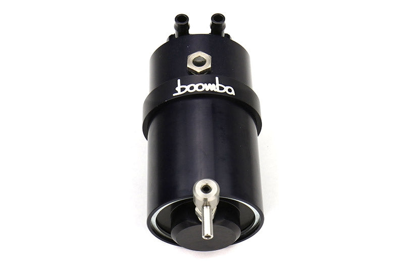 BBA031-00-026B Boomba Racing Stage 2 Oil Catch Can Kit (PCV) - 2015+ WRX-Black,