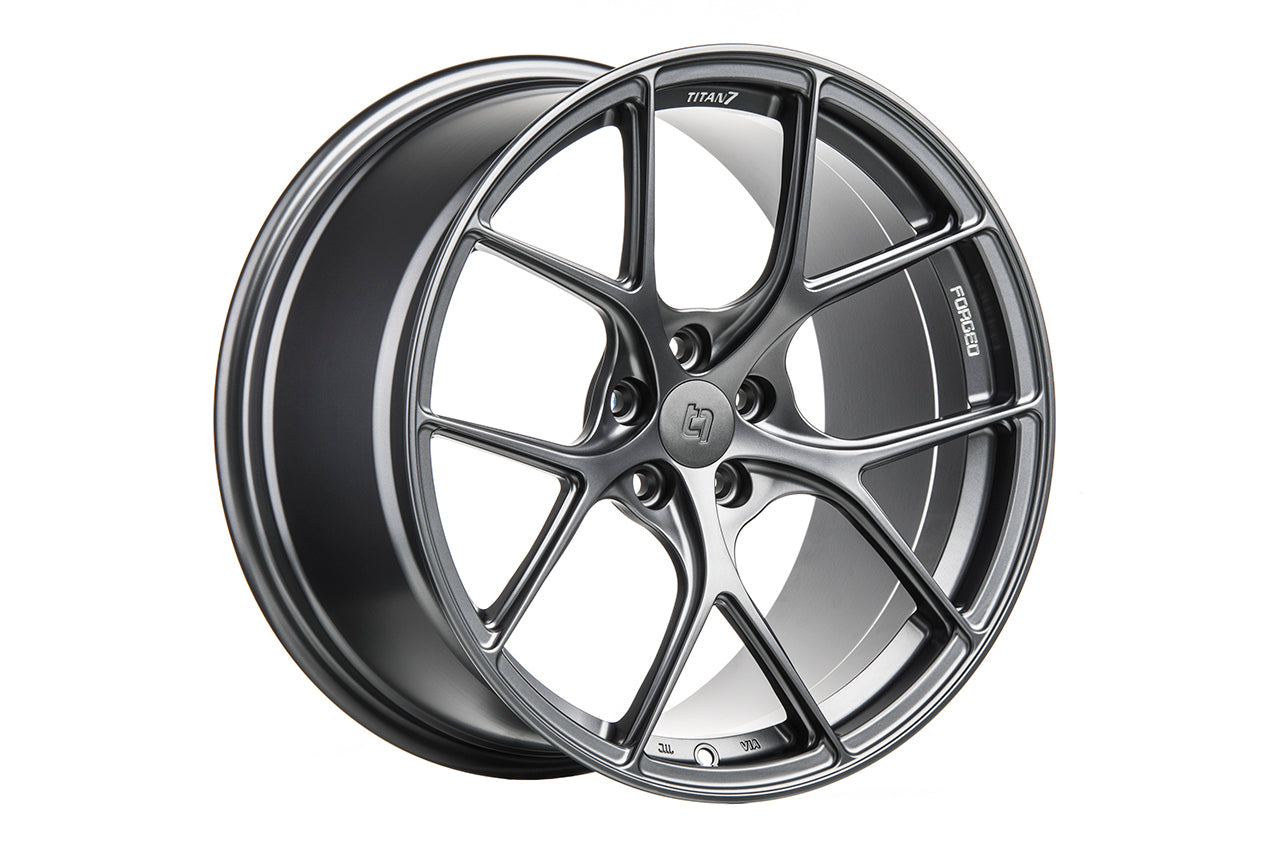 TTNTS501895040510056ST Titan 7 T-S5 Satin Titanium 18x9.5 +40 - 2013+ FT86 / 2014+ Foresterx4,