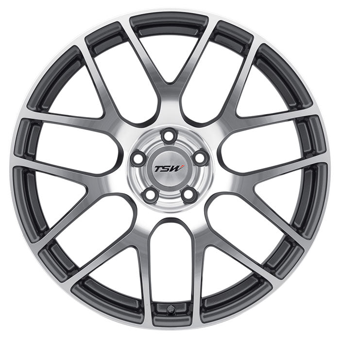 TWW1780NUR355100S72 TSW Nurburgring Wheels 17x8 +35mm (Gunmetal w/ Machined Face) - 2013+ FT86-simple,