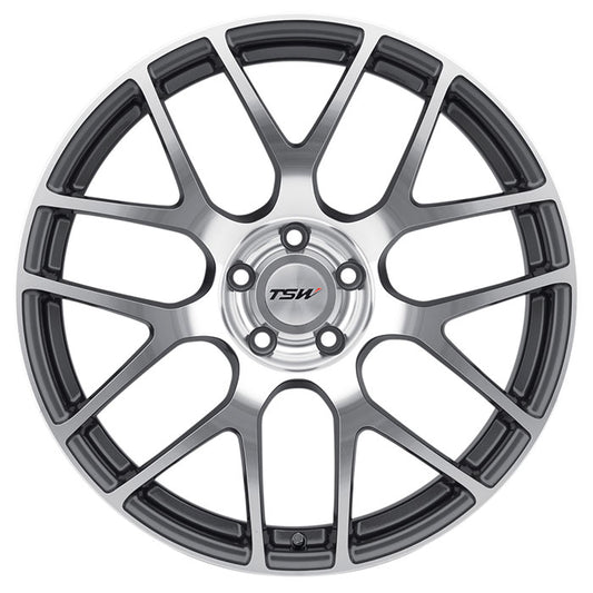 TWW1780NUR355100S72 TSW Nurburgring Wheels 17x8 +35mm (Gunmetal w/ Machined Face) - 2013+ FT86-simple,