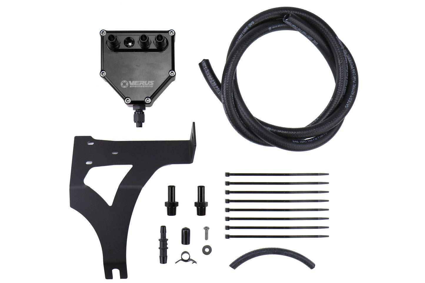 VERA0002A-BLK Dual Air Oil Separator, Multi-Stage Filtering - 2013+ FT86-Black,