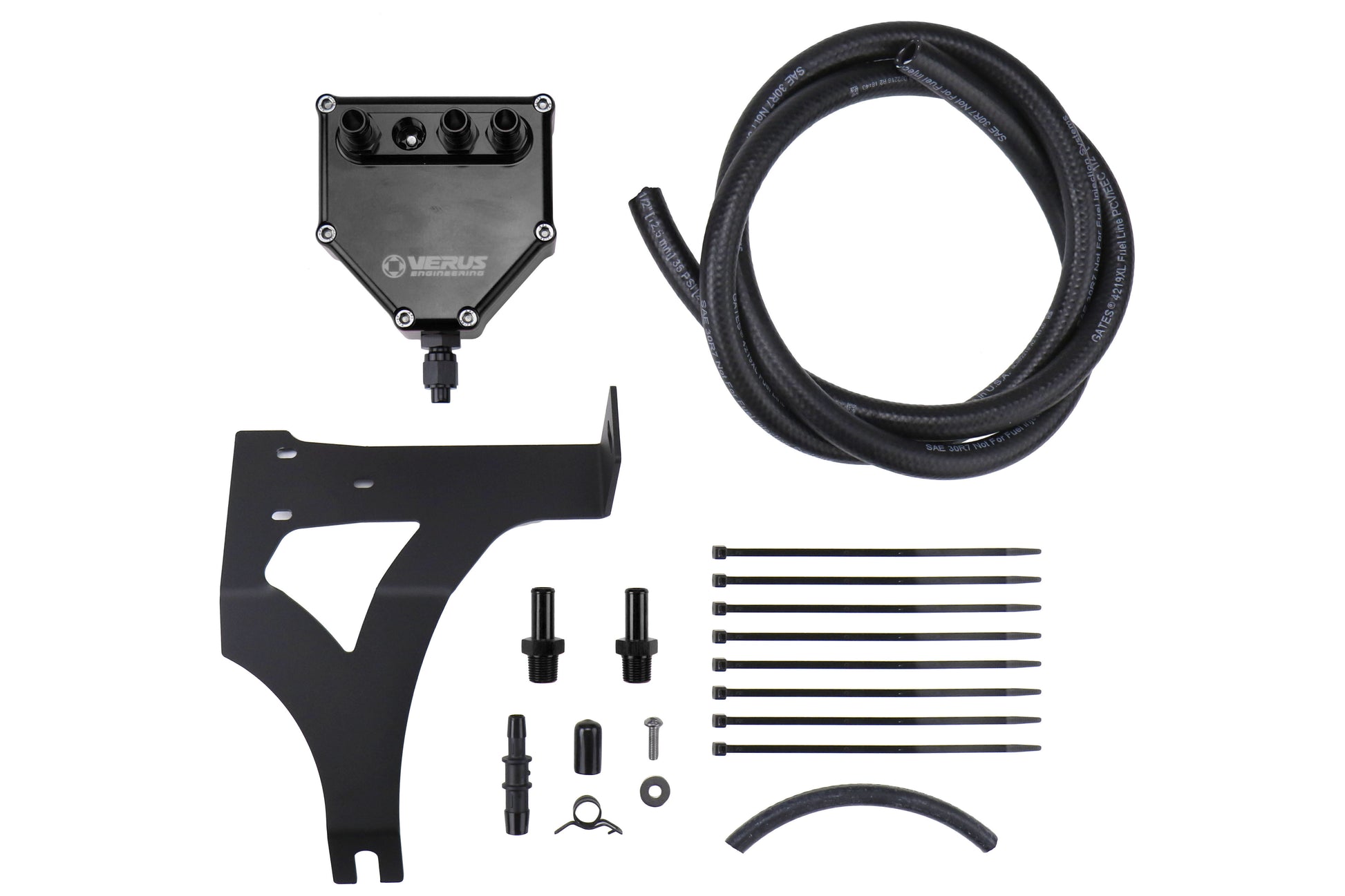 VERA0002A-BLK Dual Air Oil Separator, Multi-Stage Filtering - 2013+ FT86-Black,