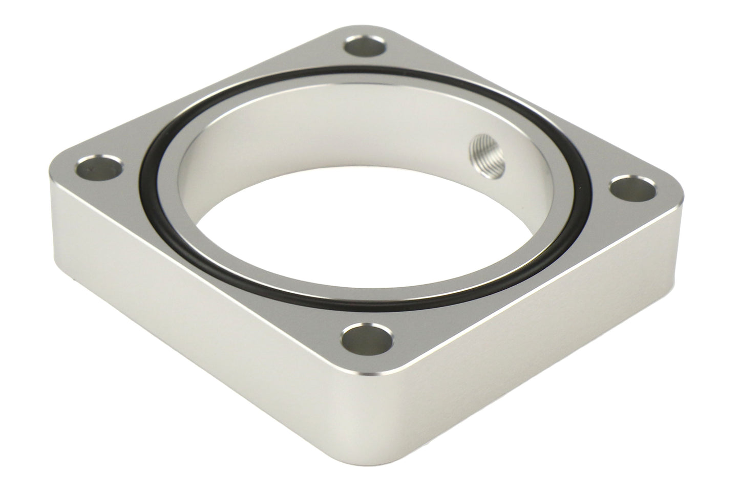 TQSTS-TBS-023 Torque Solutions Throttle Body Spacer (Silver or Red) - 2013+ BRZ-Silver,