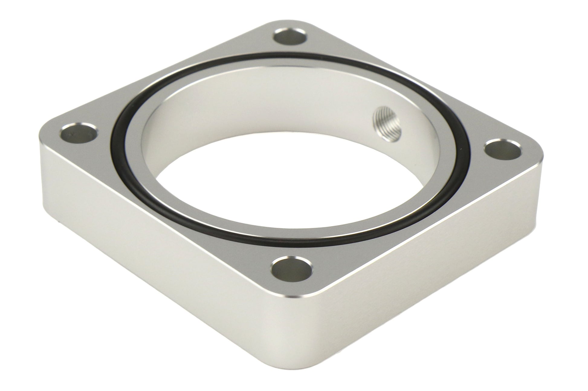 TQSTS-TBS-023 Torque Solutions Throttle Body Spacer (Silver or Red) - 2013+ BRZ-Silver,
