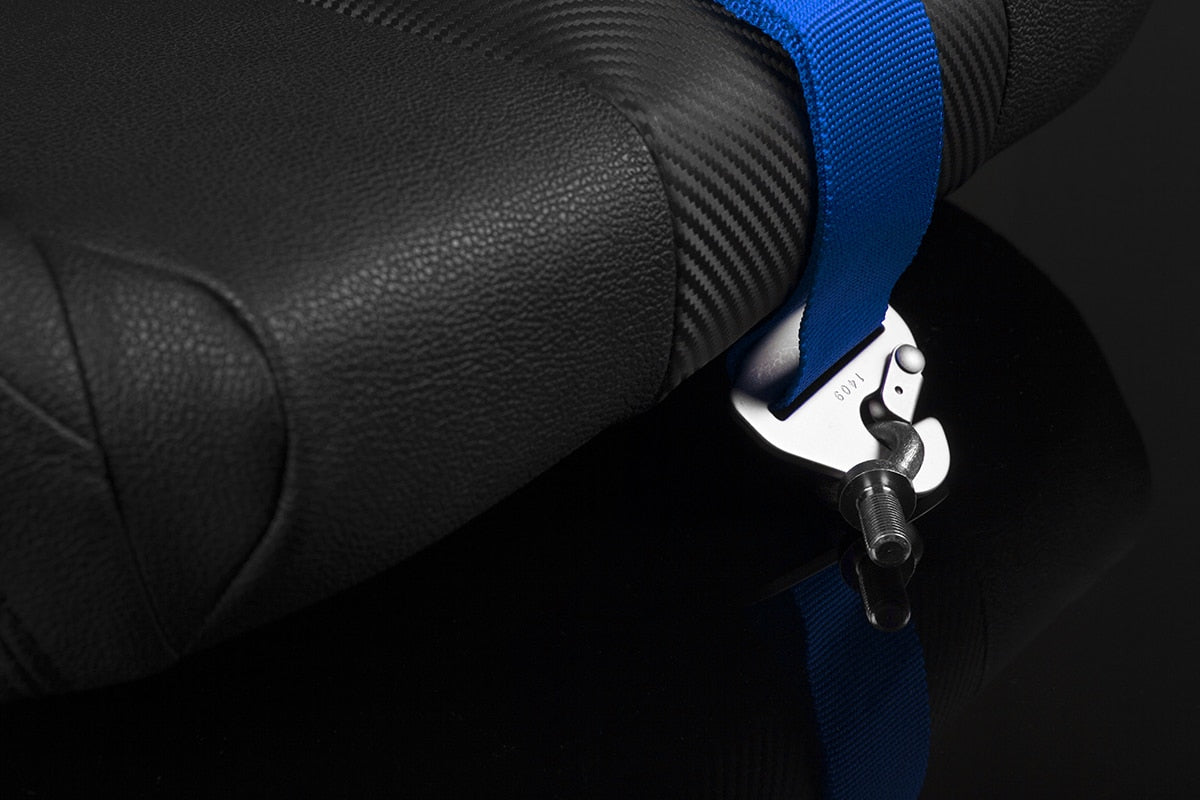 Braum 5 Point 3inch SFI Approved Racing Harness - Blue Each - Universal