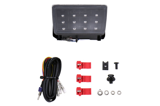 SBSSS15WRXF1-MB SubiSpeed USDM F1 Style Rear Fog Light - 2015+ WRX / 2015+ STI / 2013+ Crosstrek-Black,