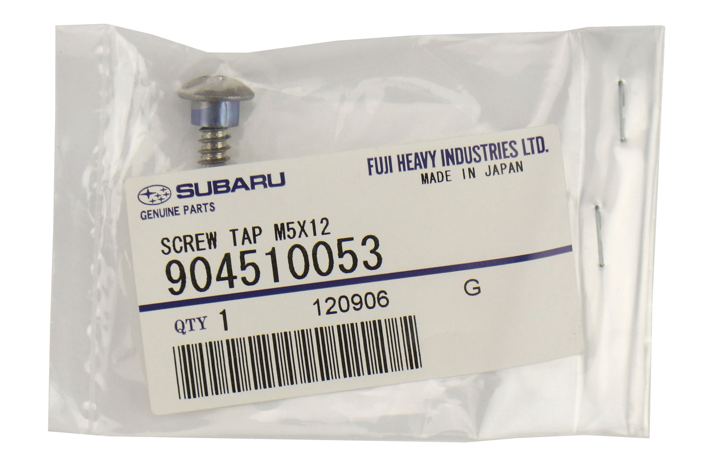 Subaru Screw Tap M5x12 - 2015-2021 Subaru WRX / STI / 2013-2016 BRZ