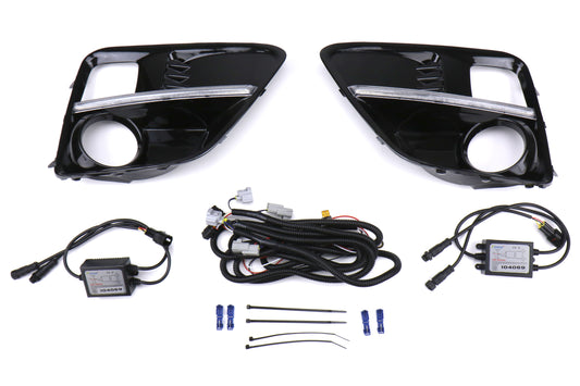 SBS15WRXS4SWDRL-3 SubiSpeed Sequential / Sweeping JDM WRX S4 Style DRL Fog Light Bezels - 15-17 WRX / 15-17 STI,