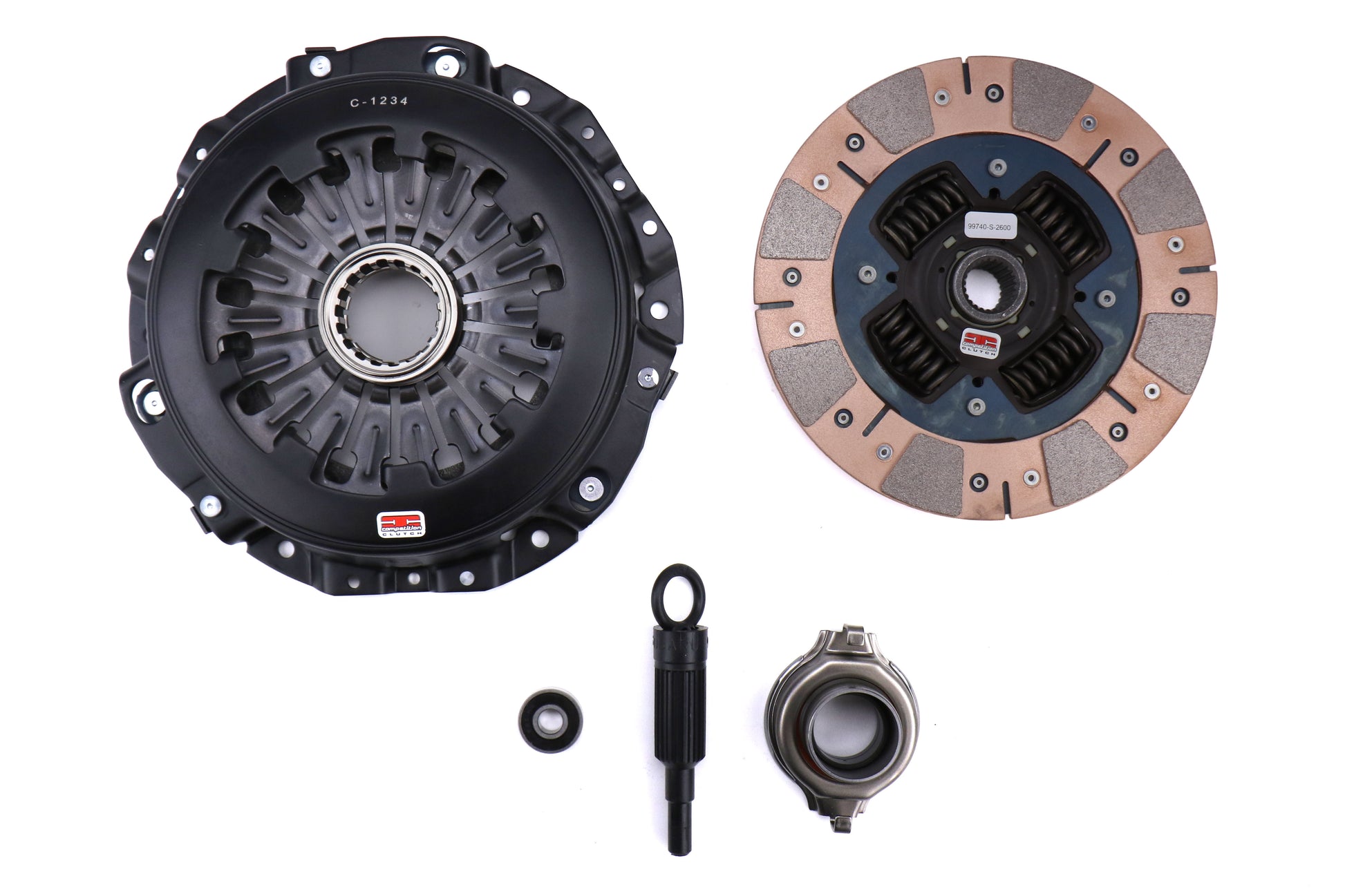 CCI15029-2600 Competition Clutch Stage 3 Segmented Ceramic Clutch Kit - Subaru Models (inc. 2002-2005 WRX),
