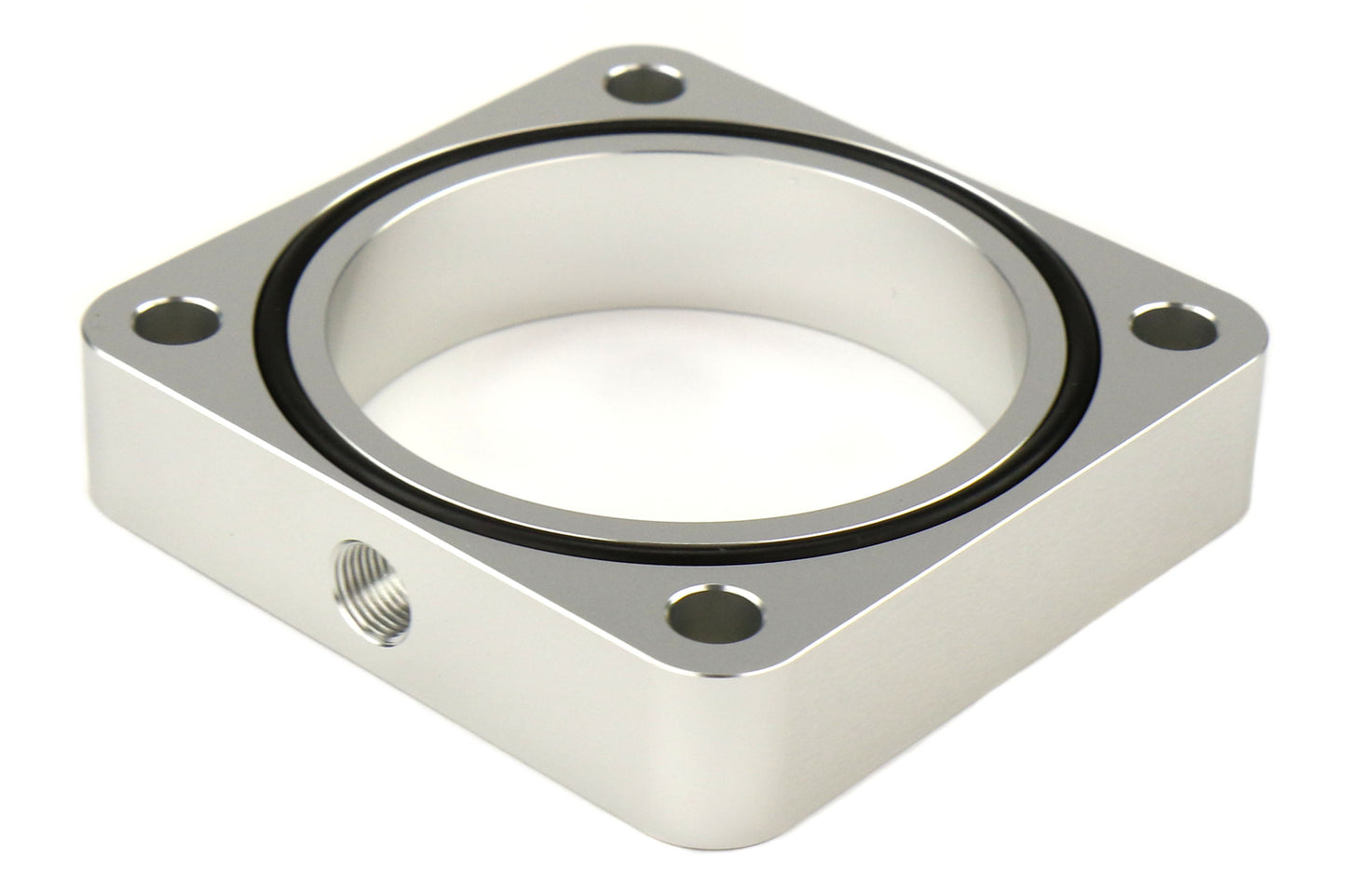 TQSTS-TBS-023 Torque Solutions Throttle Body Spacer (Silver or Red) - 2013+ BRZ-Silver,