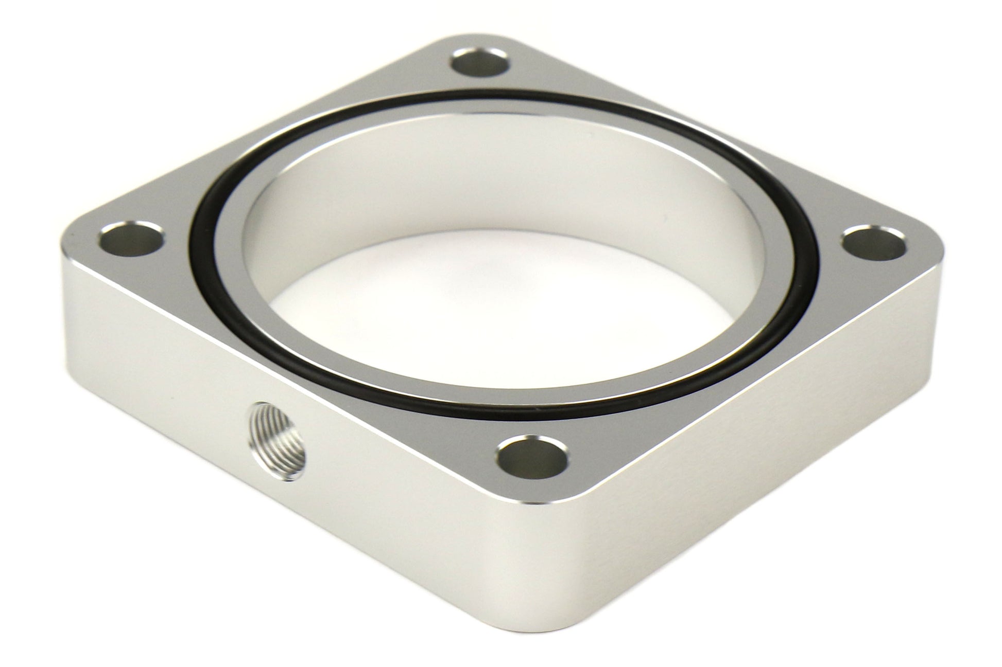 TQSTS-TBS-023 Torque Solutions Throttle Body Spacer (Silver or Red) - 2013+ BRZ-Silver,