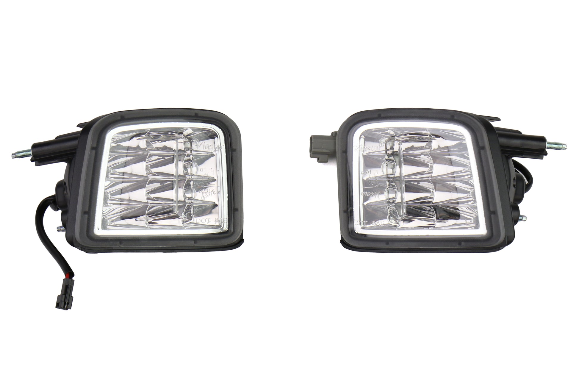 OLMOLM-15WRX-TS-CH OLM USDM LED Front Turn Signal Housings - 2015+ WRX / 2015-2017 STI-Clear Lens with Chrome Reflector,