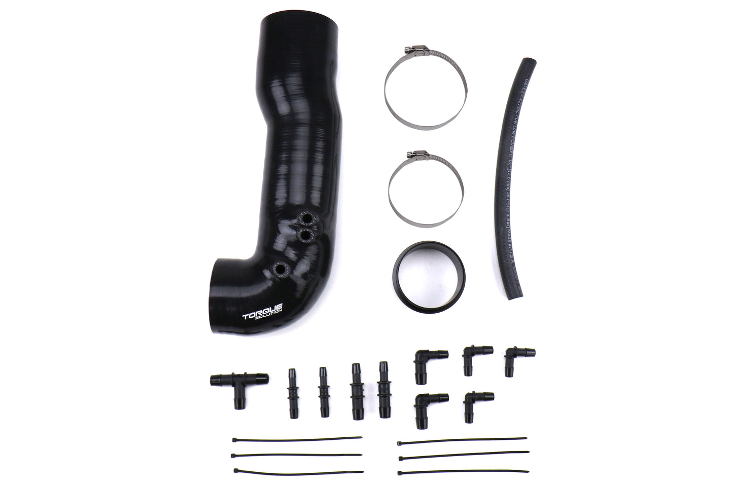 TQSTS-SU-598-NR Torque Solution Non-Recirculating Turbo Inlet Hose - Subaru WRX 2002-2007 / STI 2004+ / Forester XT 2004-2008,