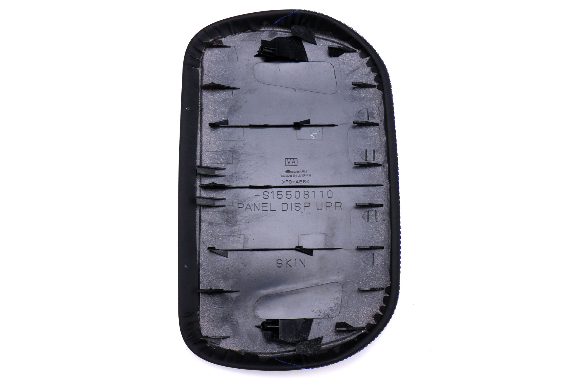 SUB66067VA010 Subaru OEM JDM Upper Display Cover w/Blue Stitching,