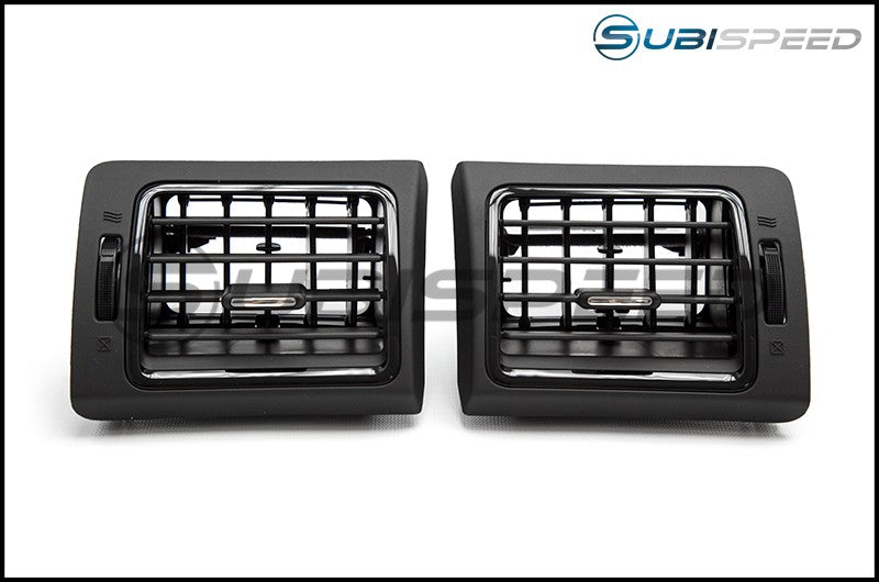 STI66110VA-GRP Subaru OEM JDM AC Vents with Piano Black Trim (Outer) - 2015+ WRX / 2015+ STI / 2014-2018 Forester,