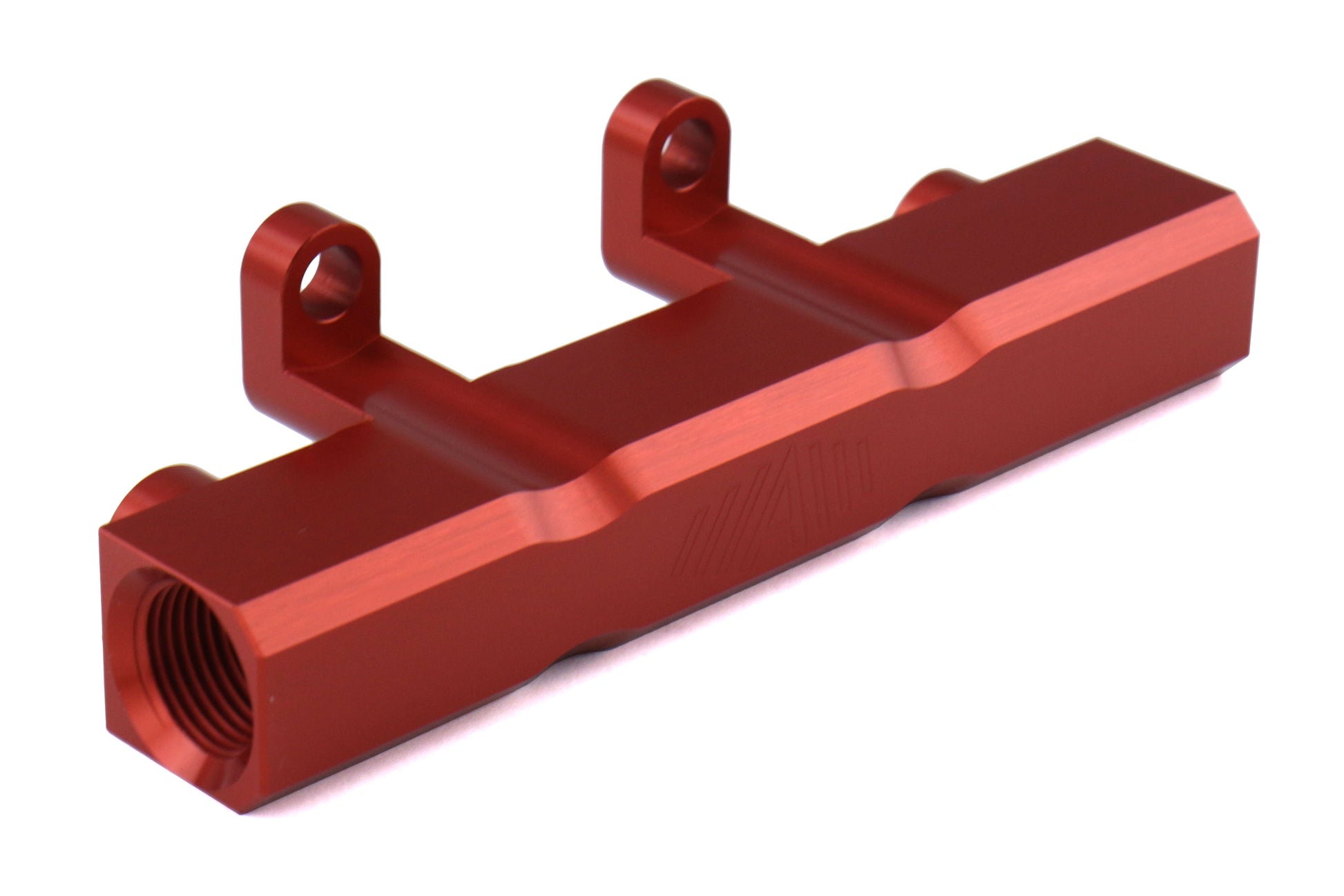 ALUALM-FUEL-RAIL-R Aluminati Billet Top Feed Fuel Rails - 2015+ STI-Red,