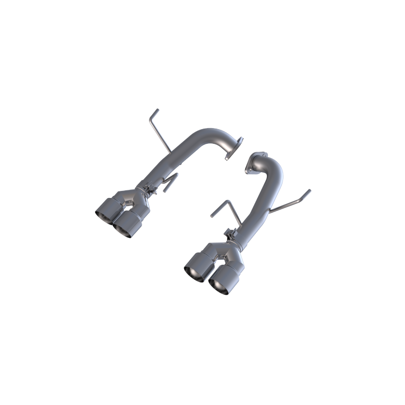 MBRS4801304 MBRP Street 2.5in Quad Tip Axle Back Exhaust - 2015+ WRX / STI-Stainless Steel,