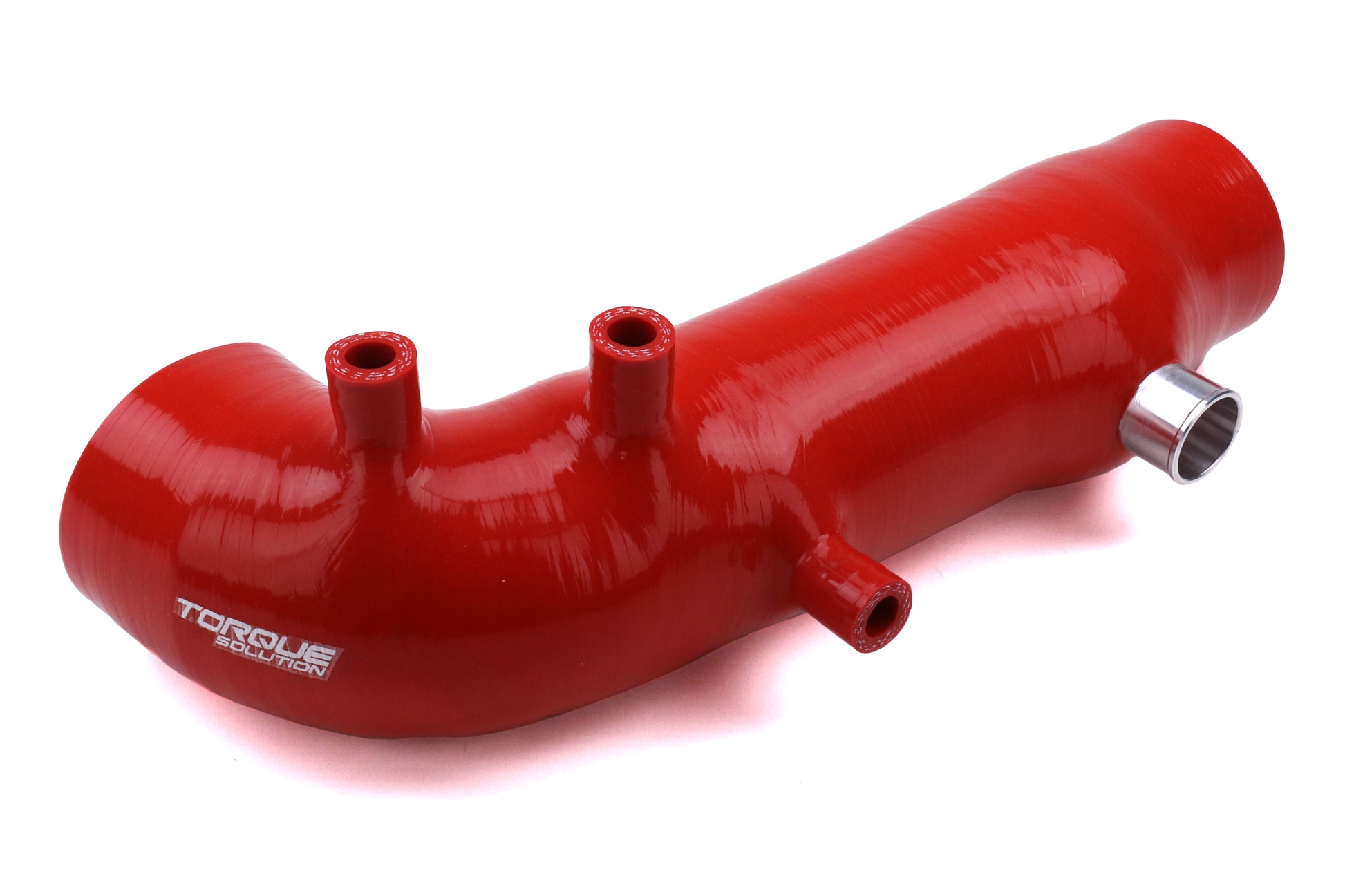 TQSTS-SU-463RD Torque Solution Turbo Inlet Hose Red - Subaru WRX 2002-2007 / STI 2004+ / Legacy GT 2005-2009,