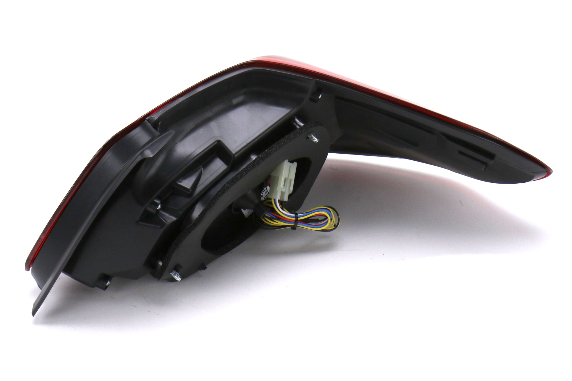 SBSSS15WRX-TR-RC SubiSpeed USDM TR Style Sequential Tail Lights - 2015+ WRX / 2015+ STI-Red Lens with Chrome Reflector,