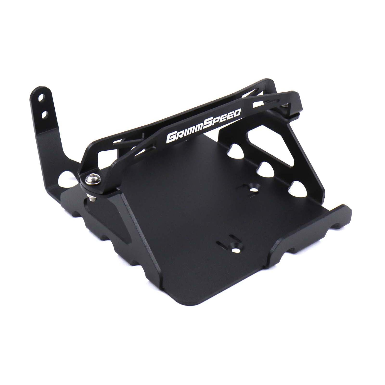 GRM121028 GrimmSpeed Lightweight Battery Mount Black - 2008-2021 Subaru WRX / STI,
