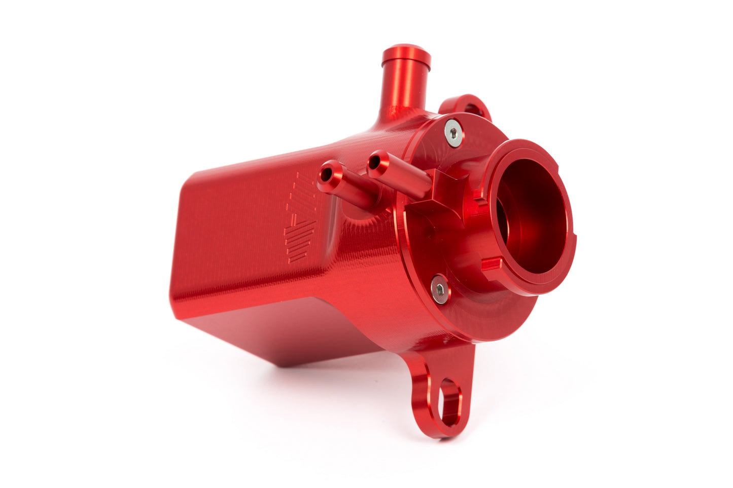 ALUALM-COOL-EXP-RED Aluminati Coolant Expansion Tank Red - 2002-2007 Subaru WRX / 2004+ Subaru STI,