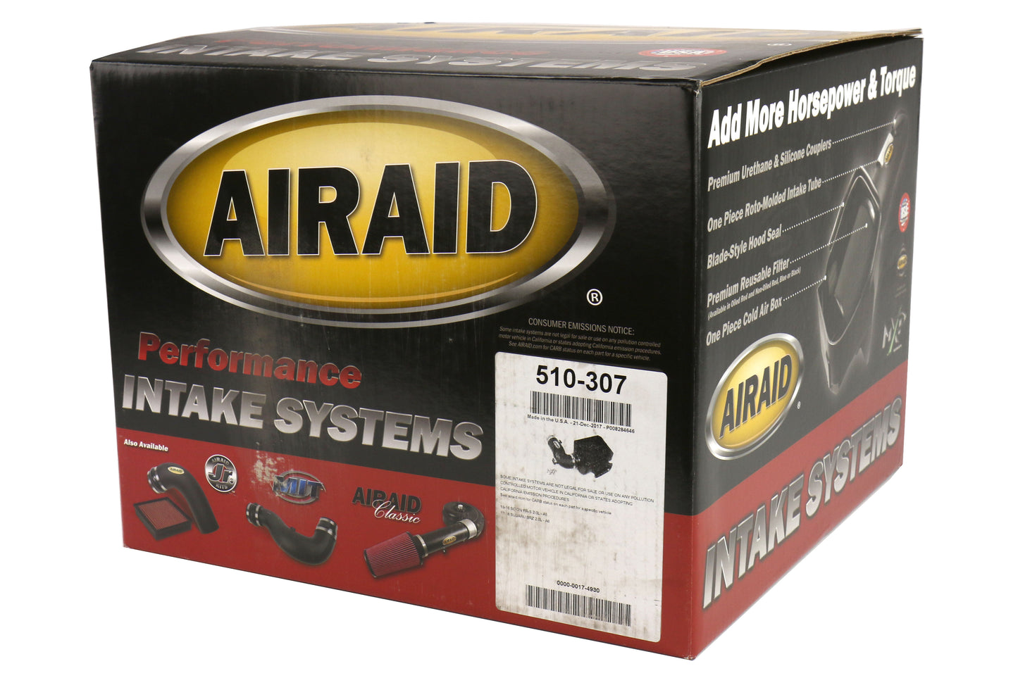 AIR510-307 Airaid Cold Air Intake System (Oiled) - 2013+ FT86,