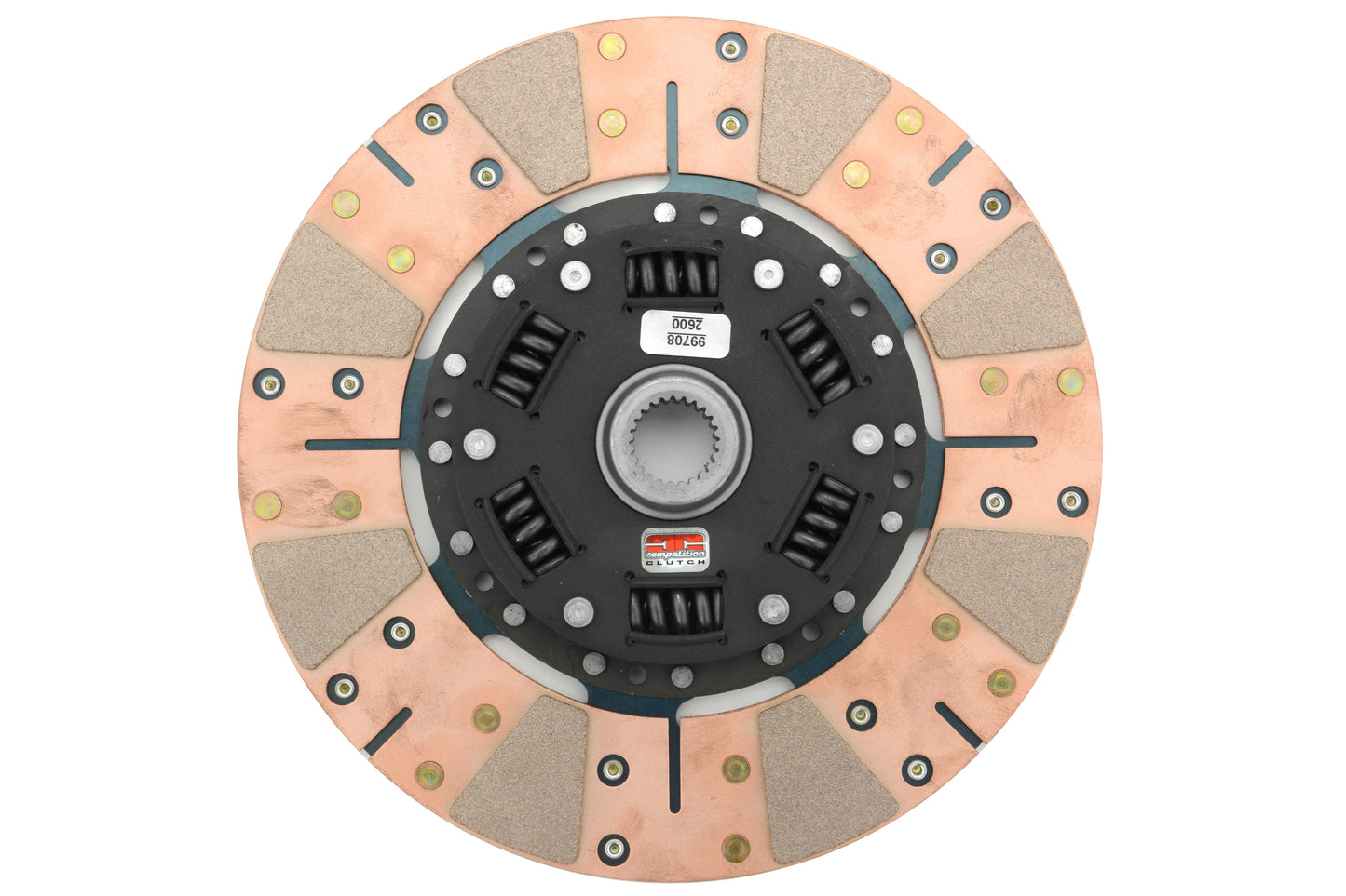 CCI99708-2600 Competition Clutch Replacement Segmented Ceramic Clutch Disc - Subaru Models (inc. 2006-2014 WRX / 2005-2009 Legacy GT),