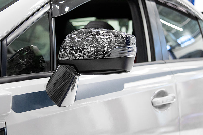 OLMA.70180.1 OLM Graphic Design Mirror Covers (Dragons) - 2015+ WRX / STI,